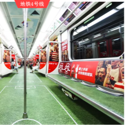 深圳地铁品牌专列广告在广度和深度上更为强势